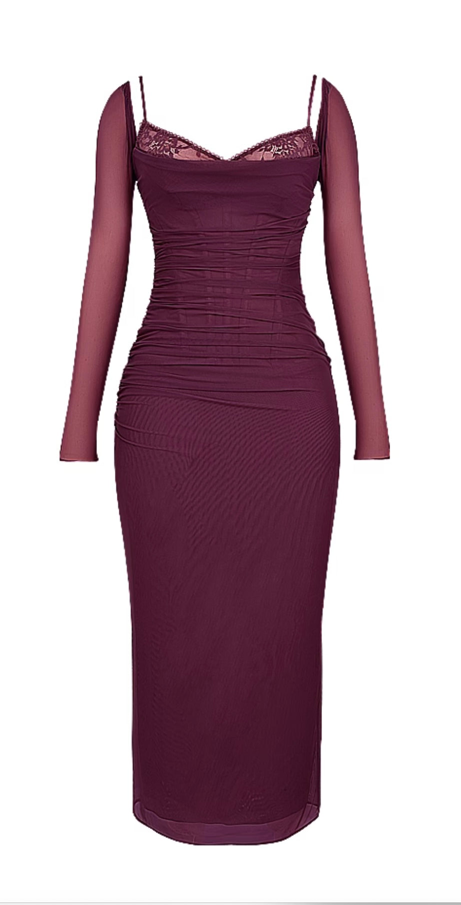 Chanelle | Smoke Maxi Dress