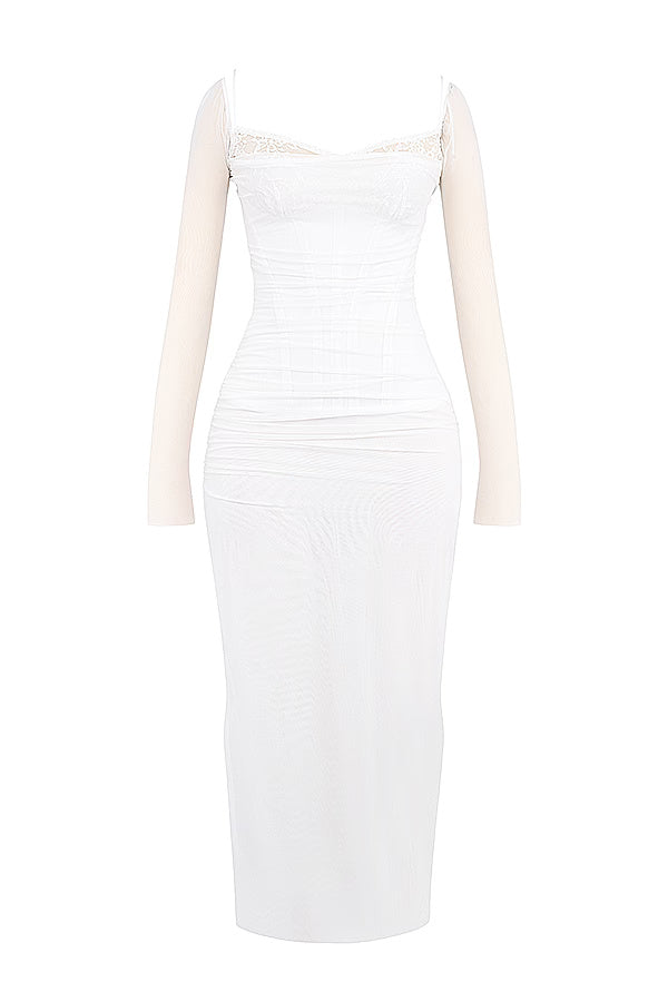 Chanelle | Smoke Maxi Dress