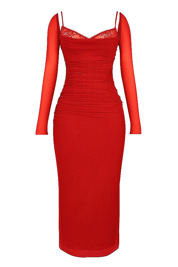 Chanelle | Smoke Maxi Dress