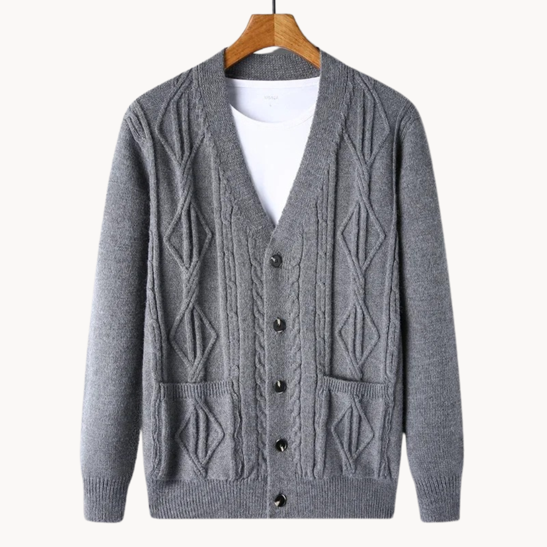 Amedeo - refined ribbed men's vest
