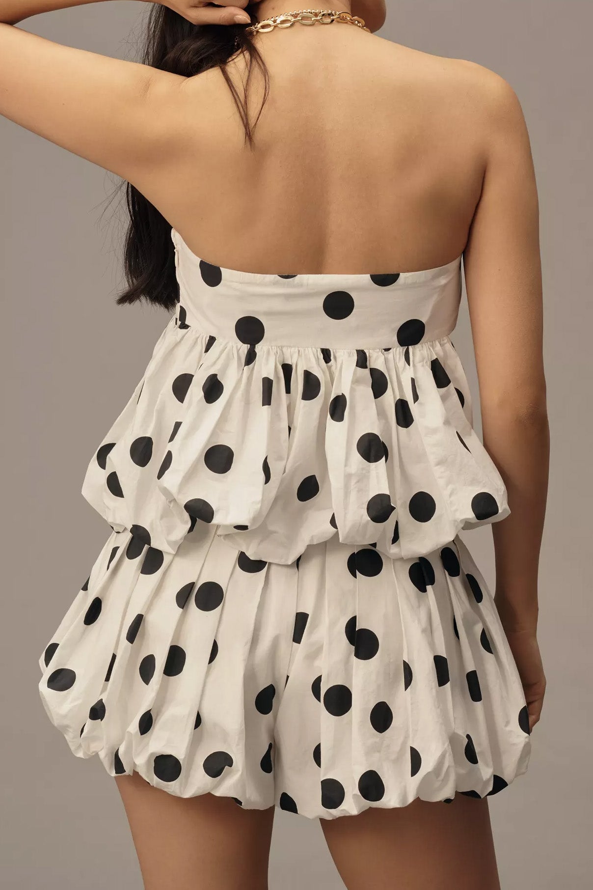 Maeve Sleeveless Babydoll Bubble Skirt Set