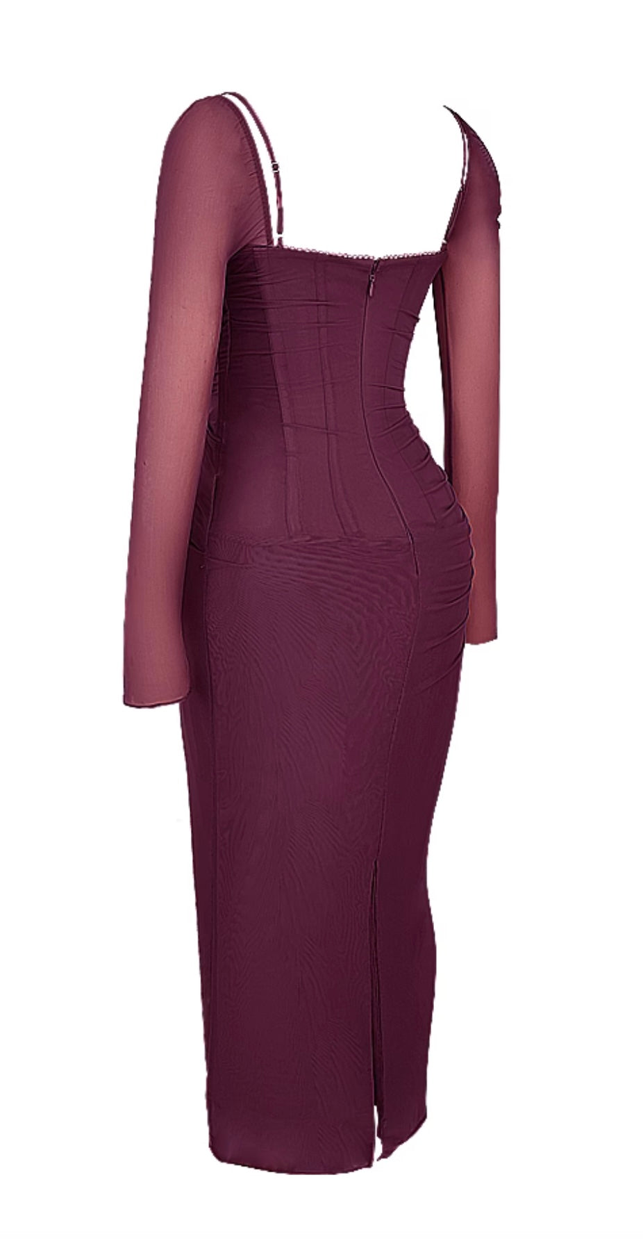 Chanelle | Smoke Maxi Dress