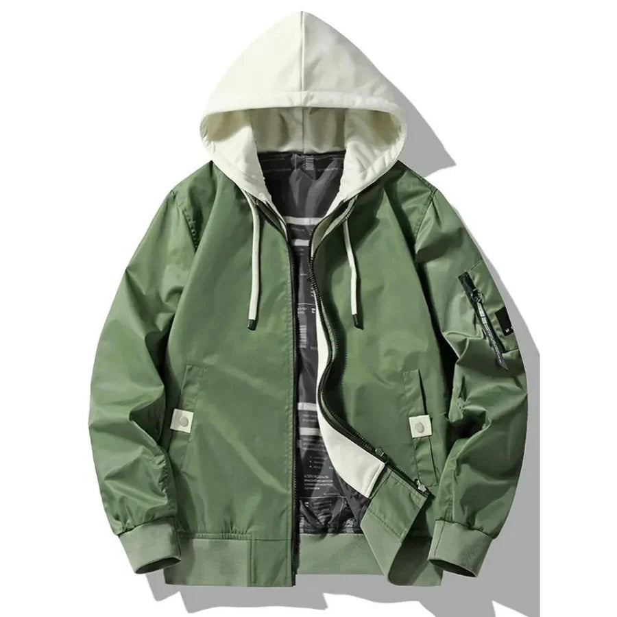 Maciej - stylish men's hooded jacket