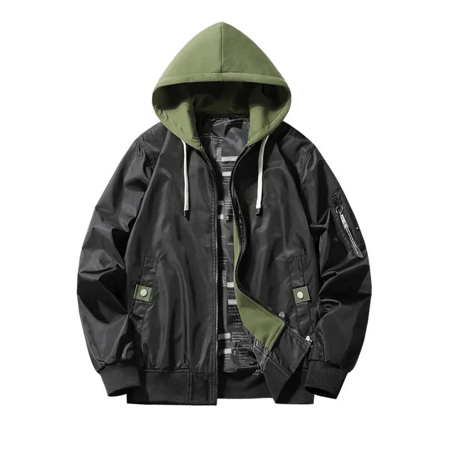 Maciej - stylish men's hooded jacket
