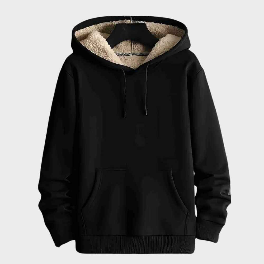 Melle - comfortable fleece hoodie for men douillet