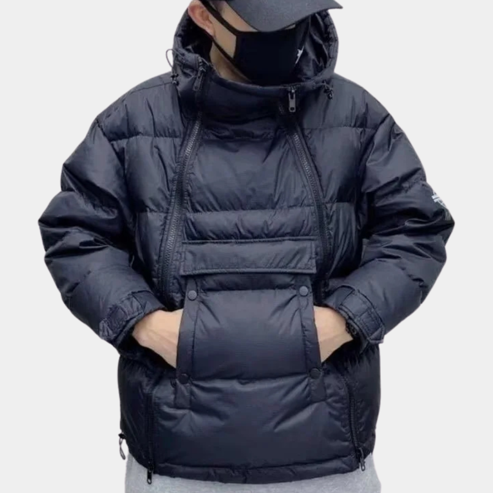 Stylish men's comfort jacket with quilted design