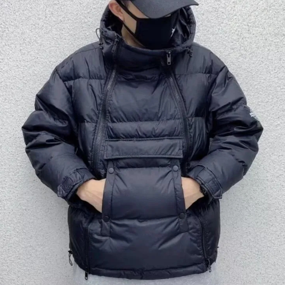 Stylish men's comfort jacket with quilted design