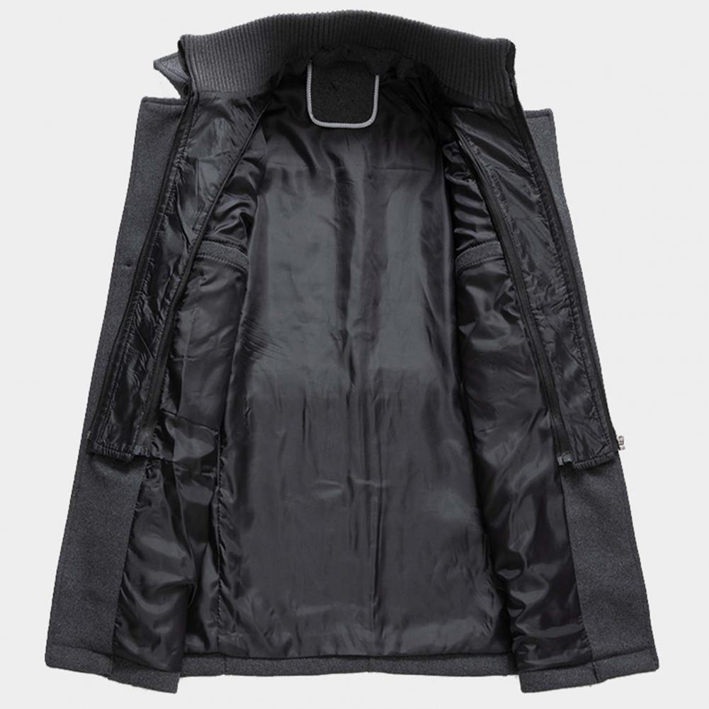 Stylish men's winter coat in two sections - Daan