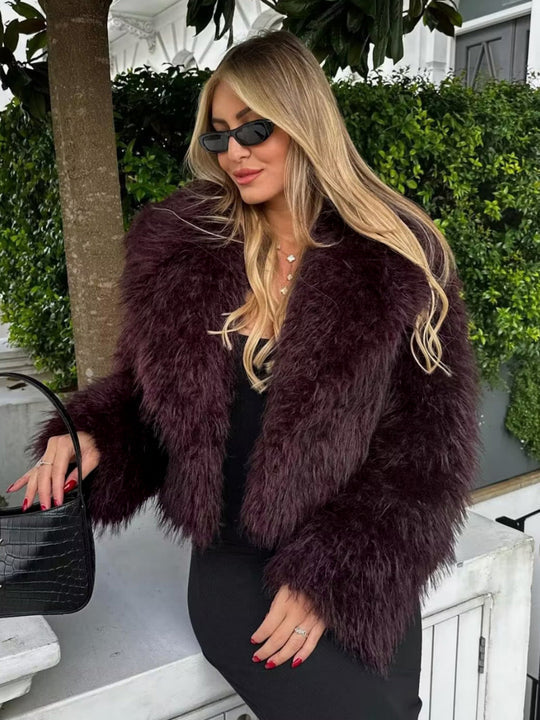 Women's faux fur jacket