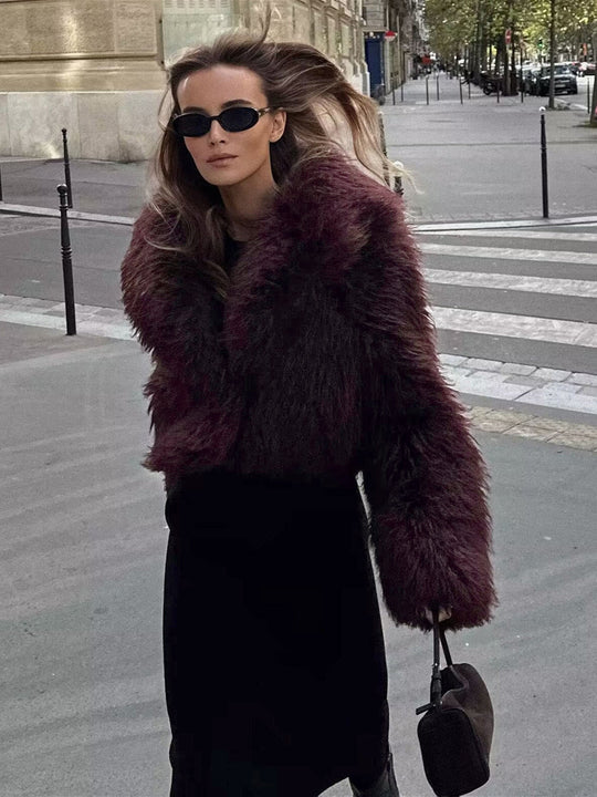 Women's faux fur jacket