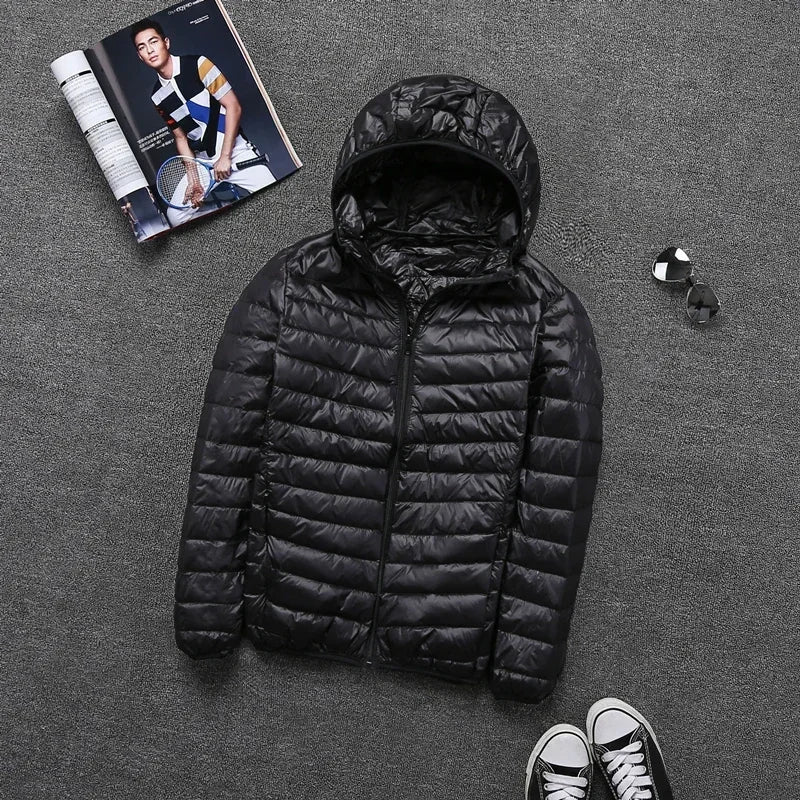 Remi - sleek ultralight design men's hooded jacket