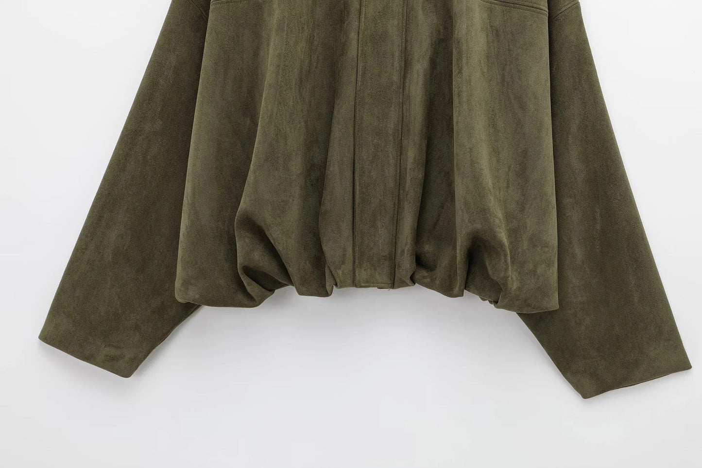 ZA Oversized Suede Jacket