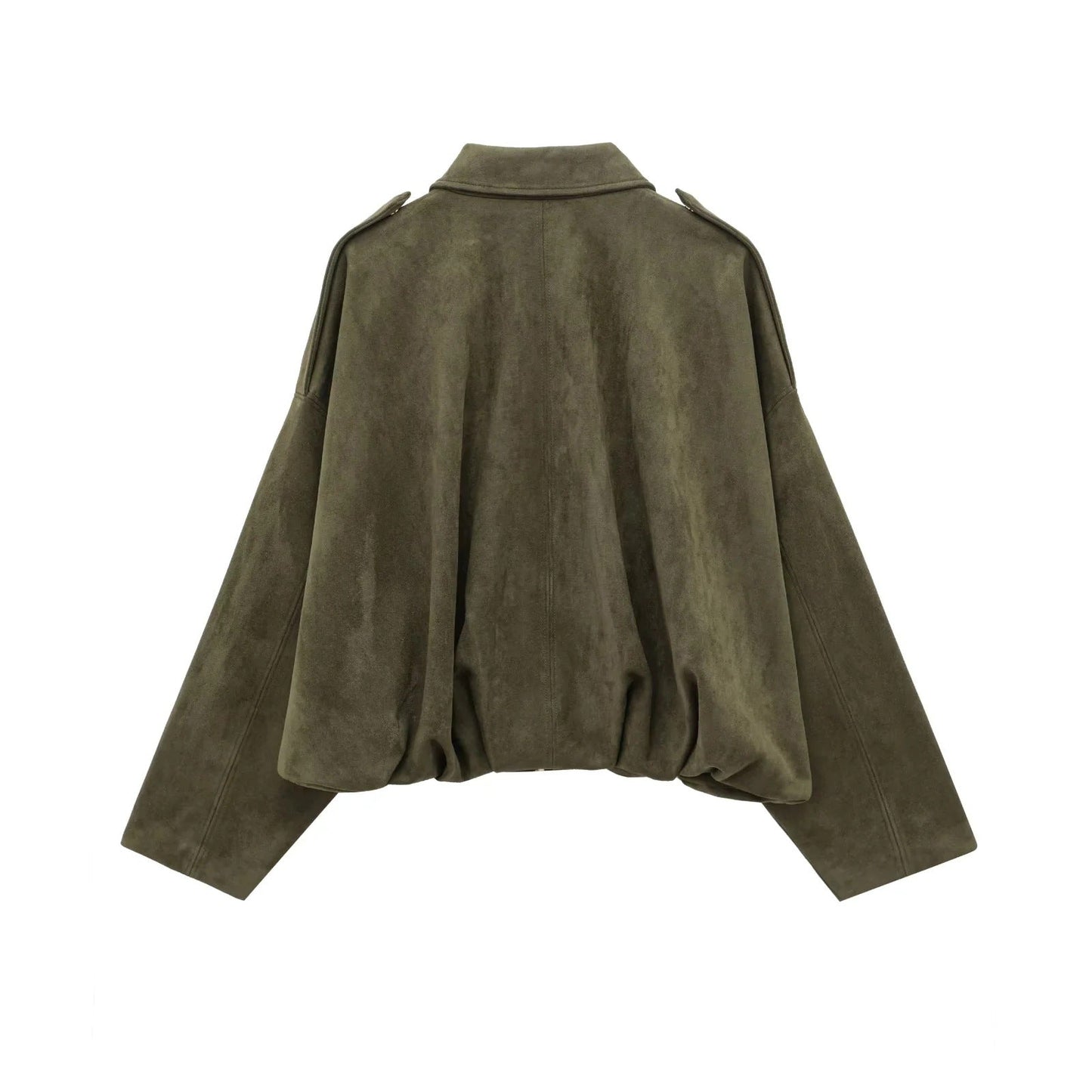 ZA Oversized Suede Jacket