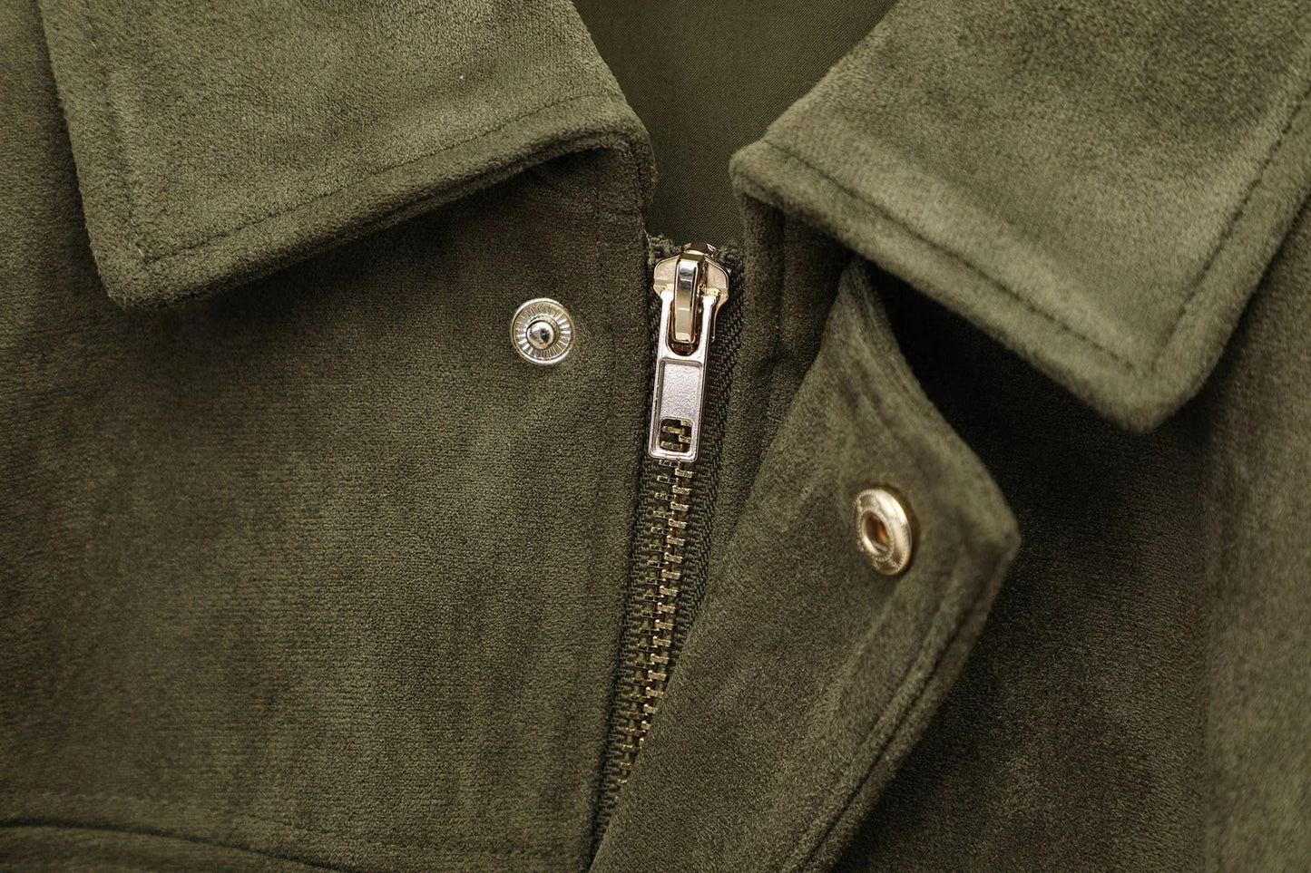 ZA Oversized Suede Jacket