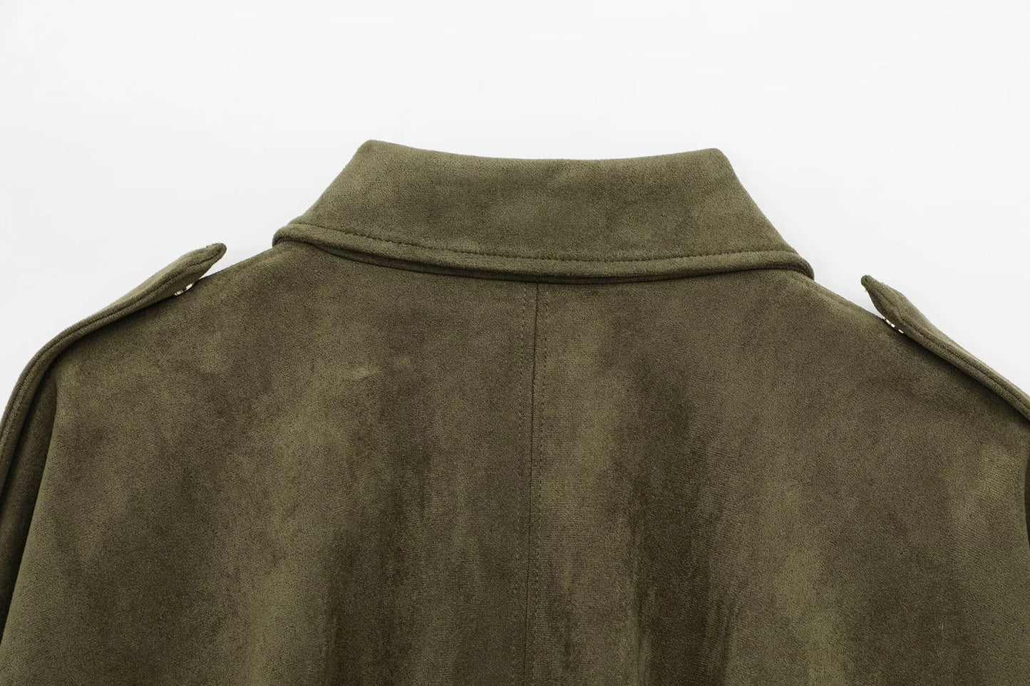 ZA Oversized Suede Jacket