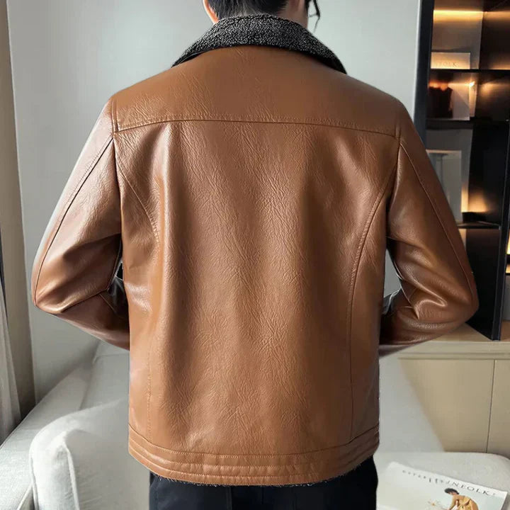 Trendy casual motorbike jacket for men