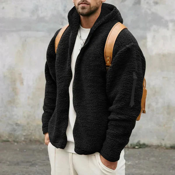 Finnegan - men's hooded fleece jacket