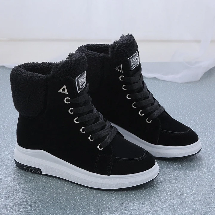 Snowboots | fur lined | lace-up boots | winter boots | ankle boots