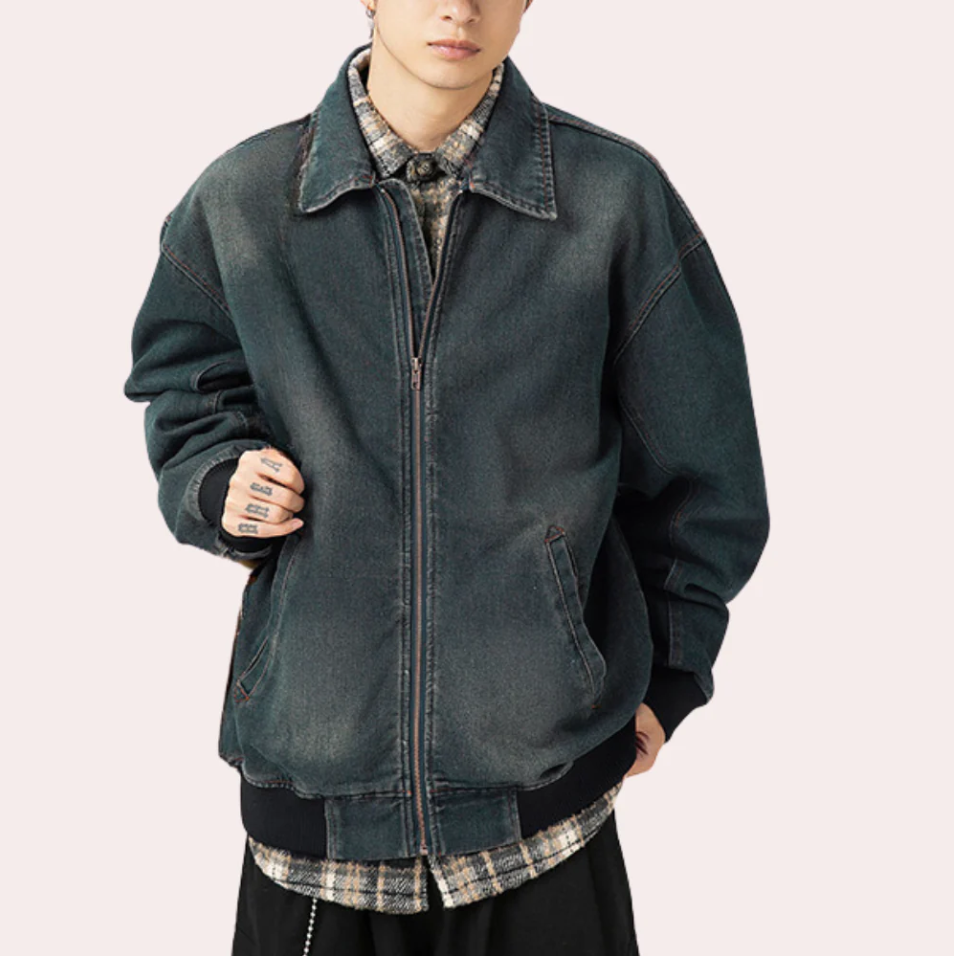 Harold - trendy denim jacket for modern men