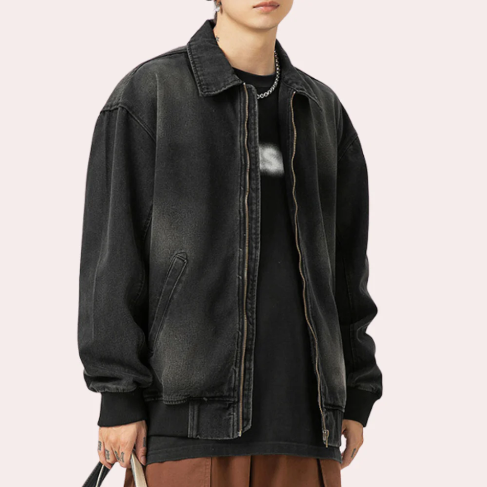 Harold - trendy denim jacket for modern men