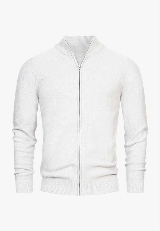 Tobias | stylish comfortable men's zip jumper
