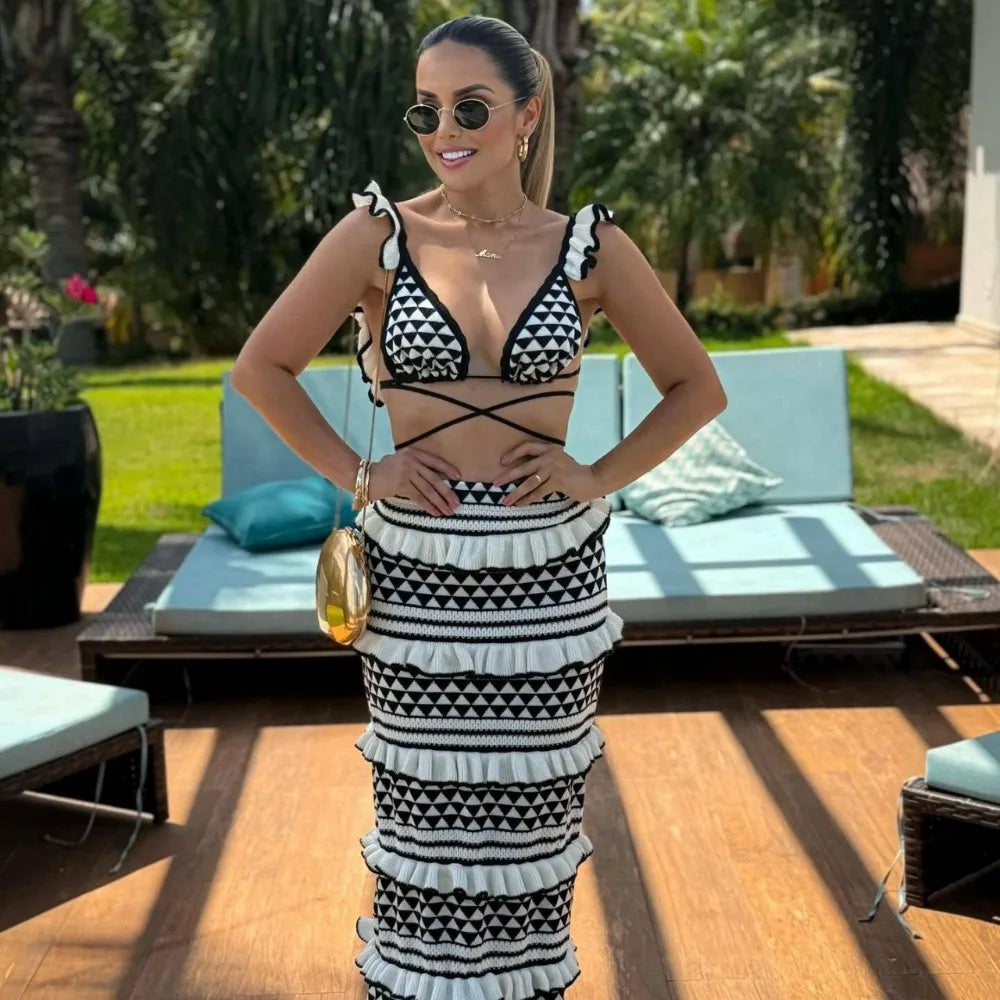 Maya | Backless Ibiza Set