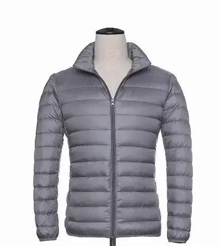 Ultralight down jacket - hood - zip - lightweight puffer jacket - winter jackets for men
