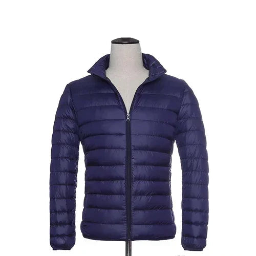 Ultralight down jacket - hood - zip - lightweight puffer jacket - winter jackets for men