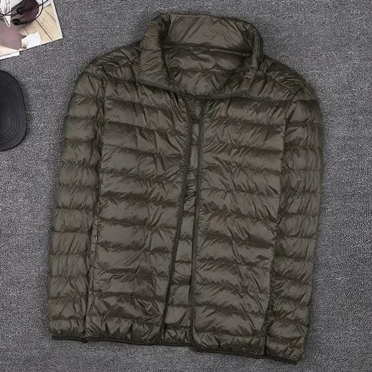 Ultralight down jacket - hood - zip - lightweight puffer jacket - winter jackets for men