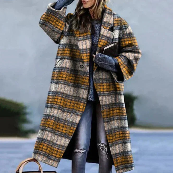 Wool coat - oversized - long - women's coat - winter coat