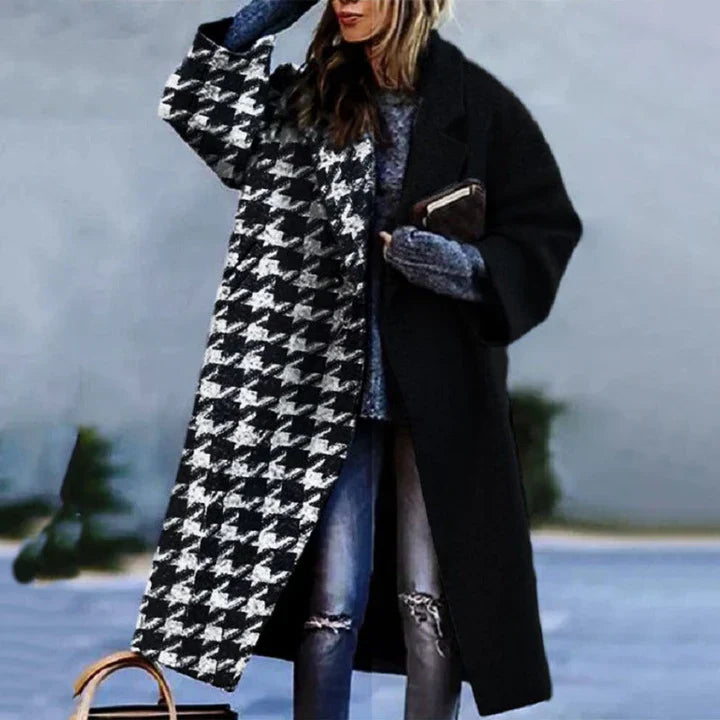 Wool coat - oversized - long - women's coat - winter coat