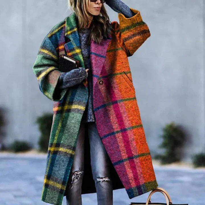 Wool coat - oversized - long - women's coat - winter coat