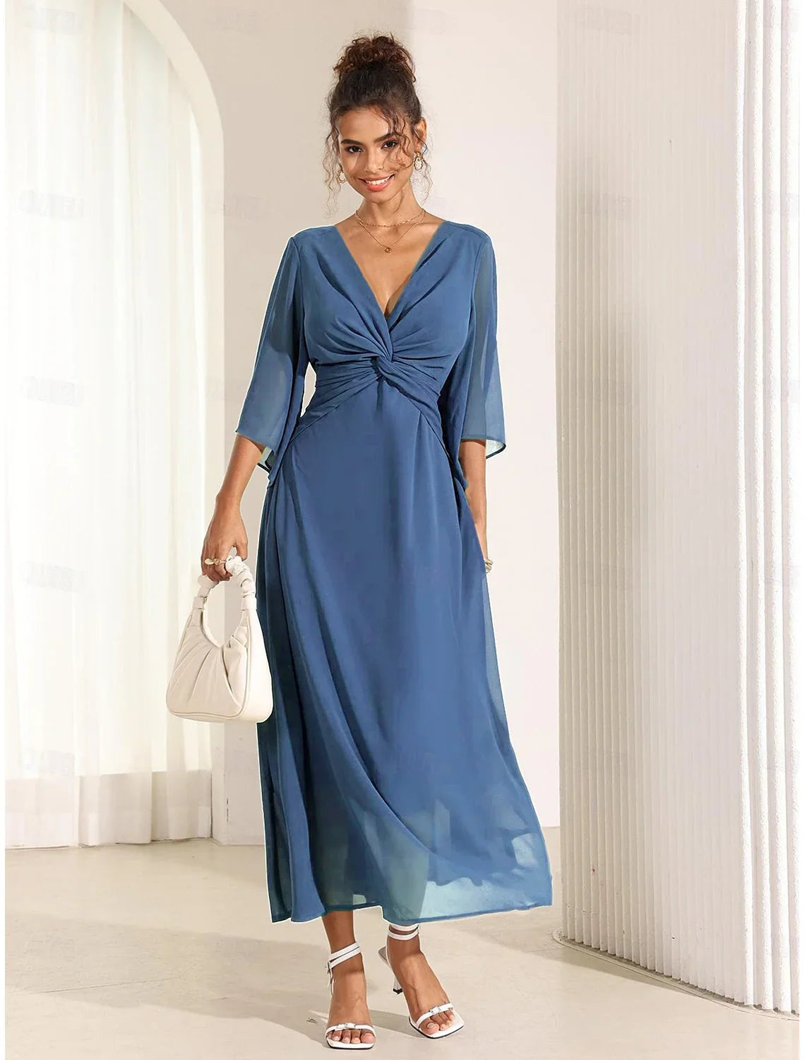 Elysiane | Ruffle Maxi Dress