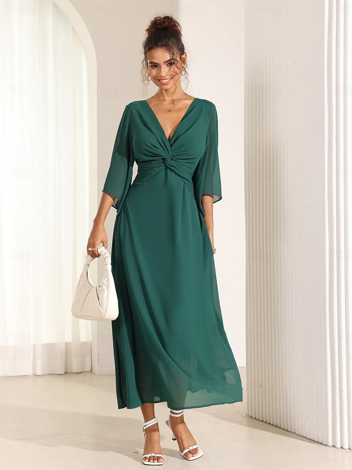 Elysiane | Ruffle Maxi Dress