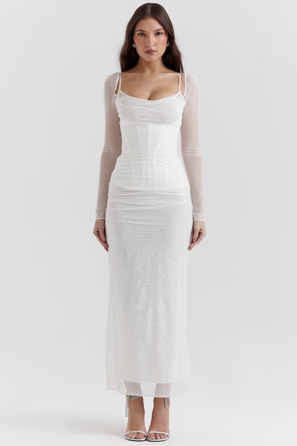 Chanelle | Smoke Maxi Dress