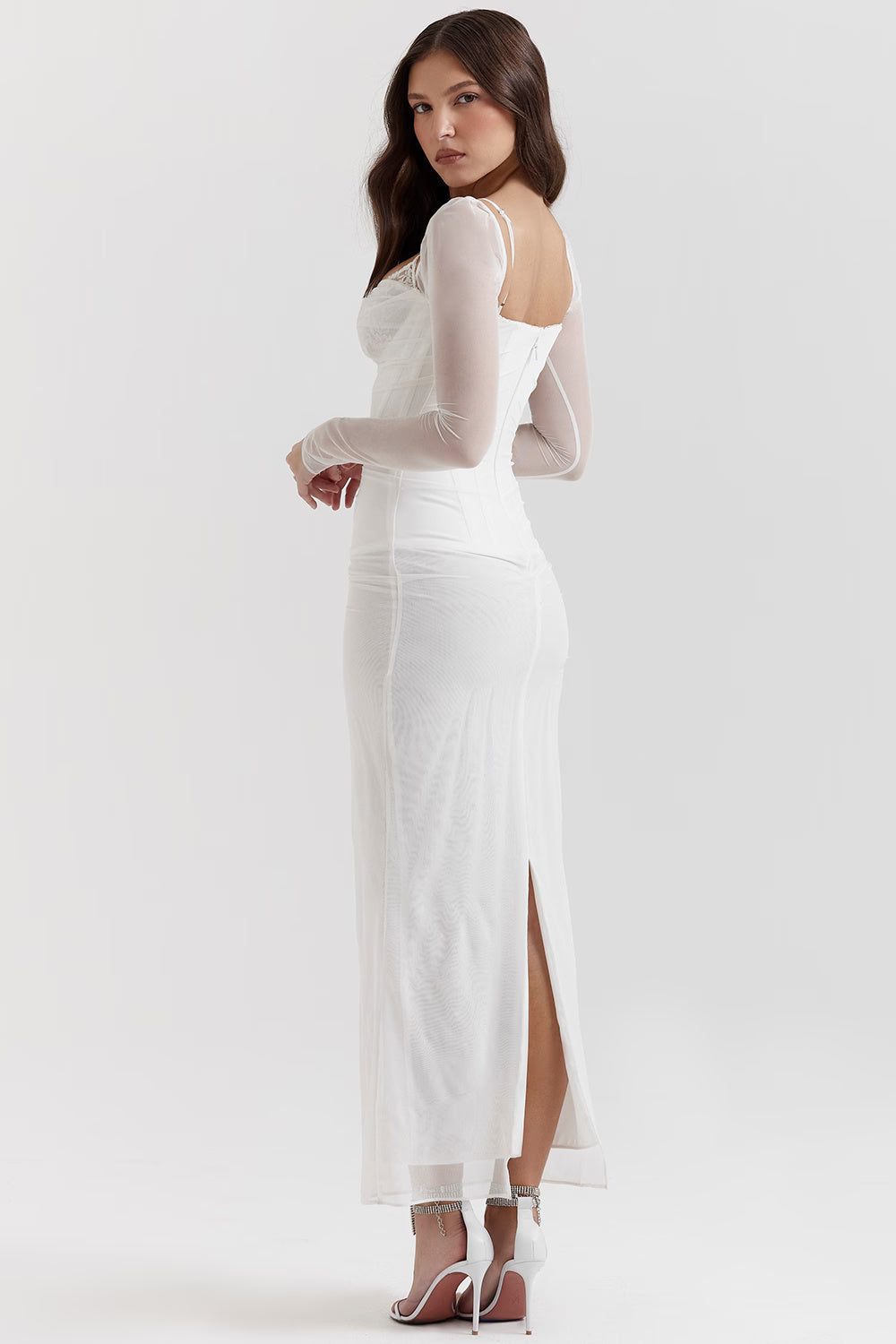 Chanelle | Smoke Maxi Dress