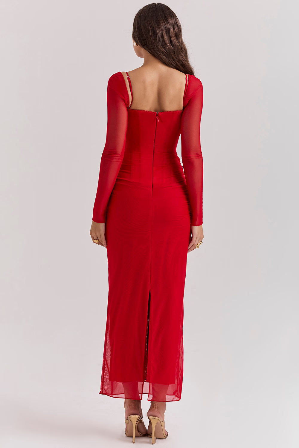 Chanelle | Smoke Maxi Dress
