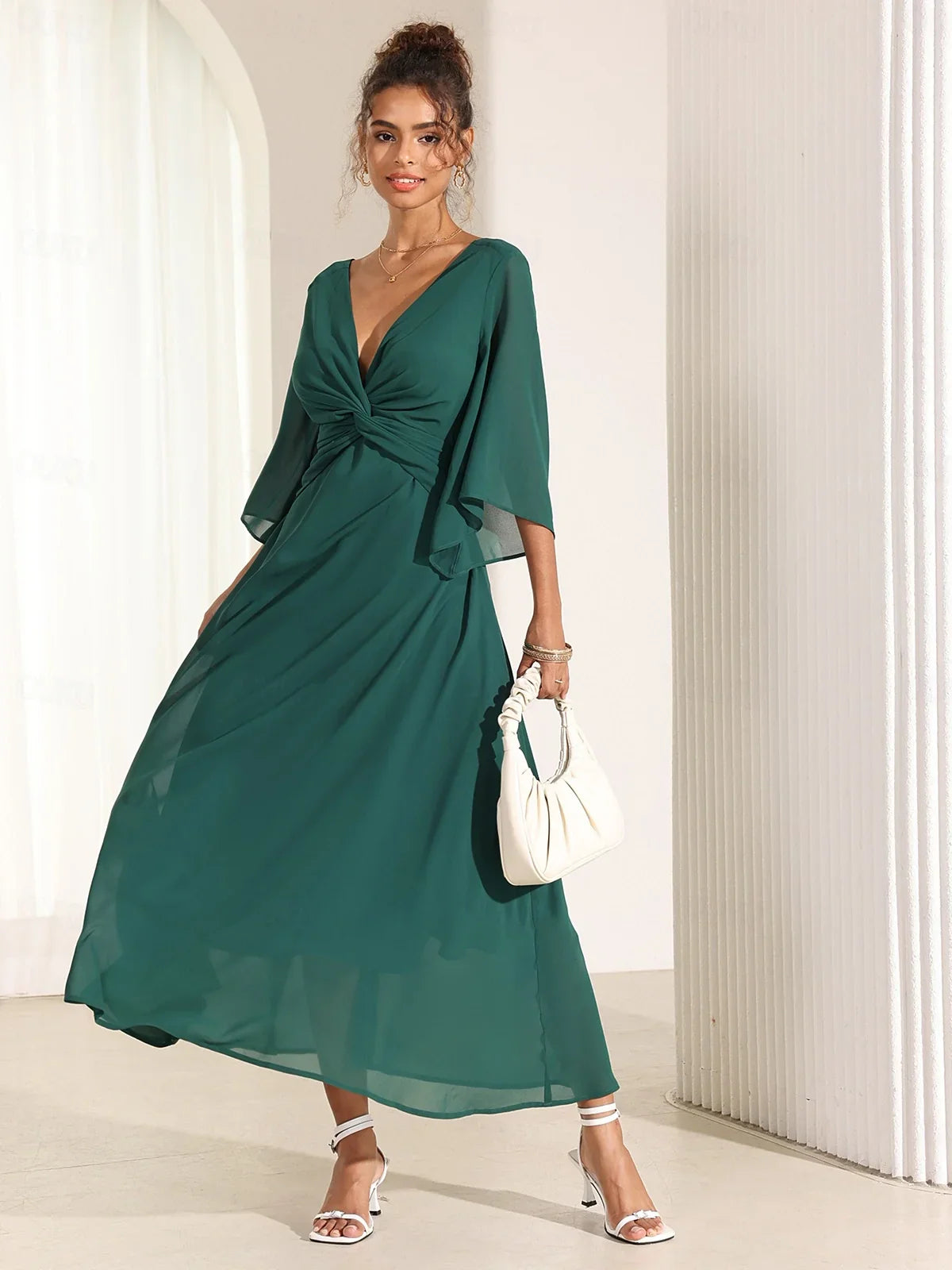 Elysiane | Ruffle Maxi Dress