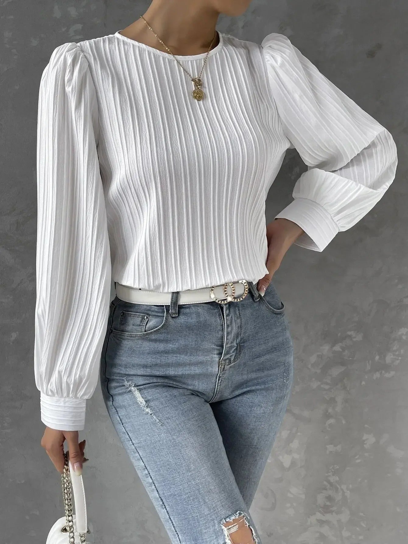 SAVANNAH | PLEATED BLOUSE