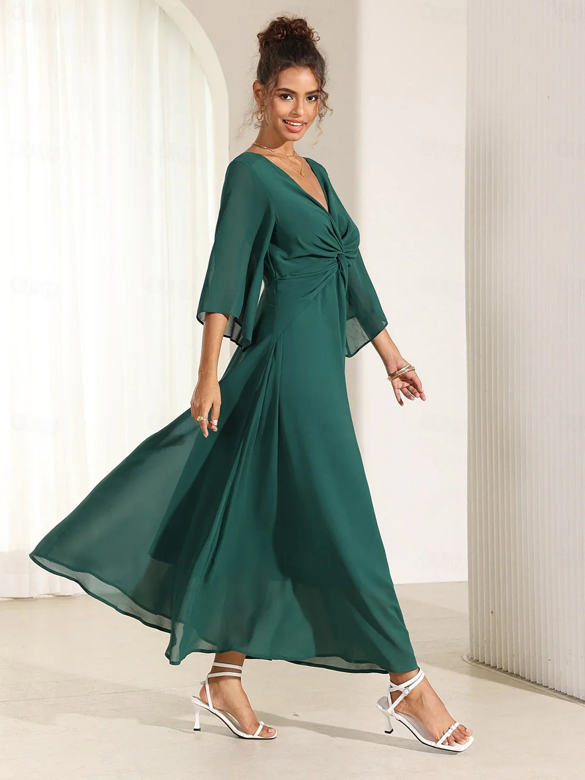 Elysiane | Ruffle Maxi Dress