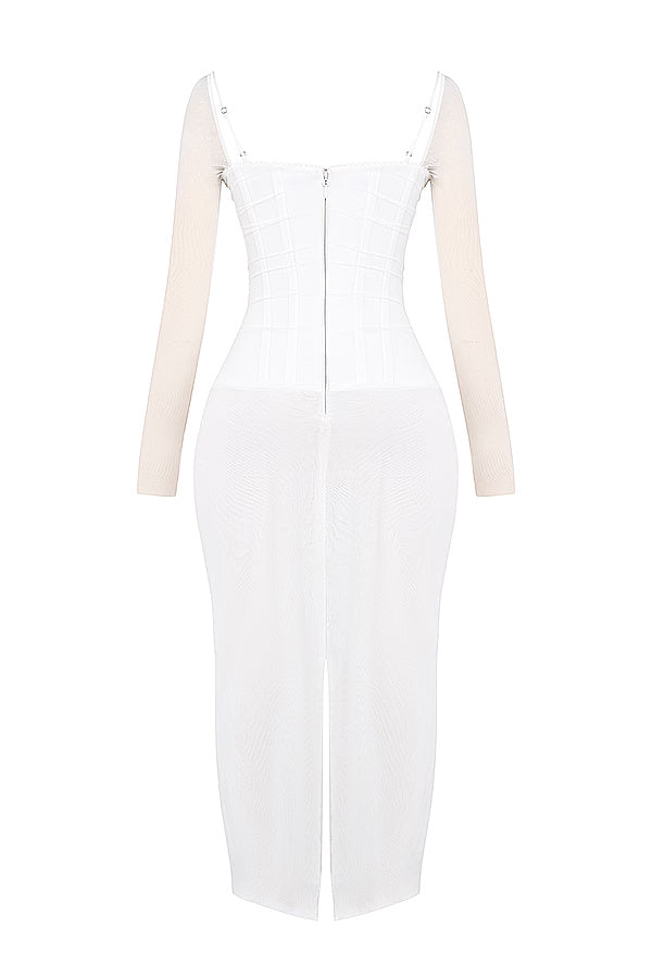 Chanelle | Smoke Maxi Dress