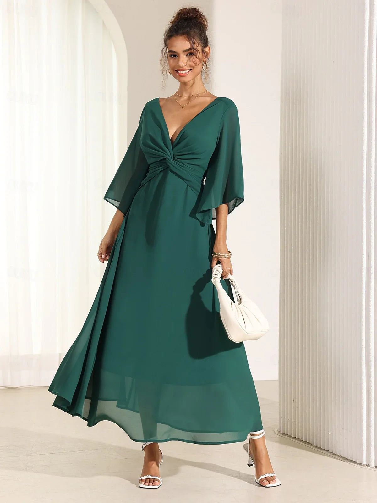 Elysiane | Ruffle Maxi Dress