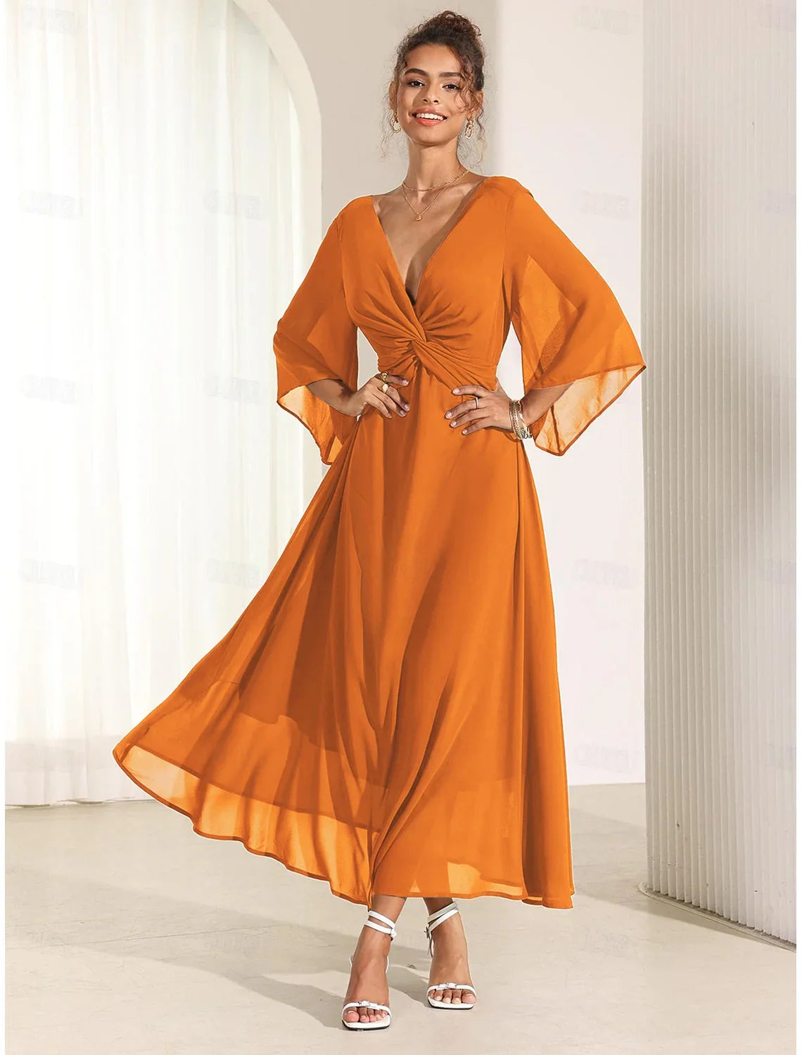 Elysiane | Ruffle Maxi Dress