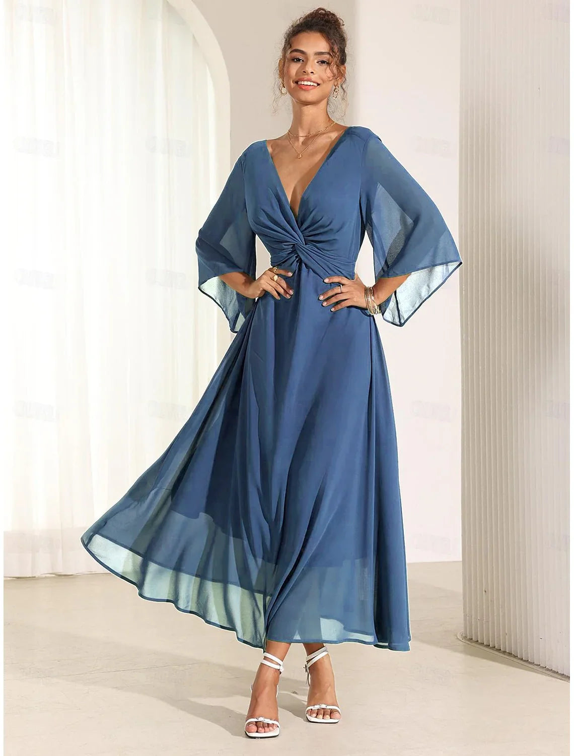 Elysiane | Ruffle Maxi Dress