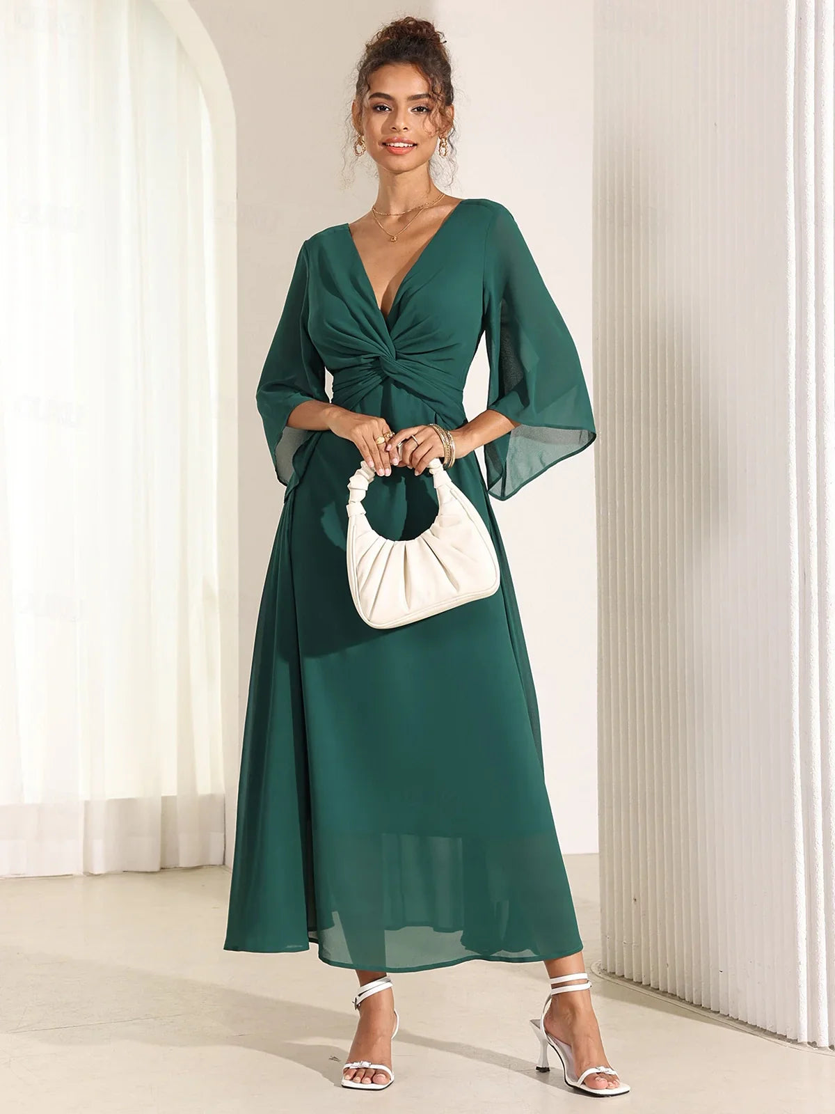 Elysiane | Ruffle Maxi Dress