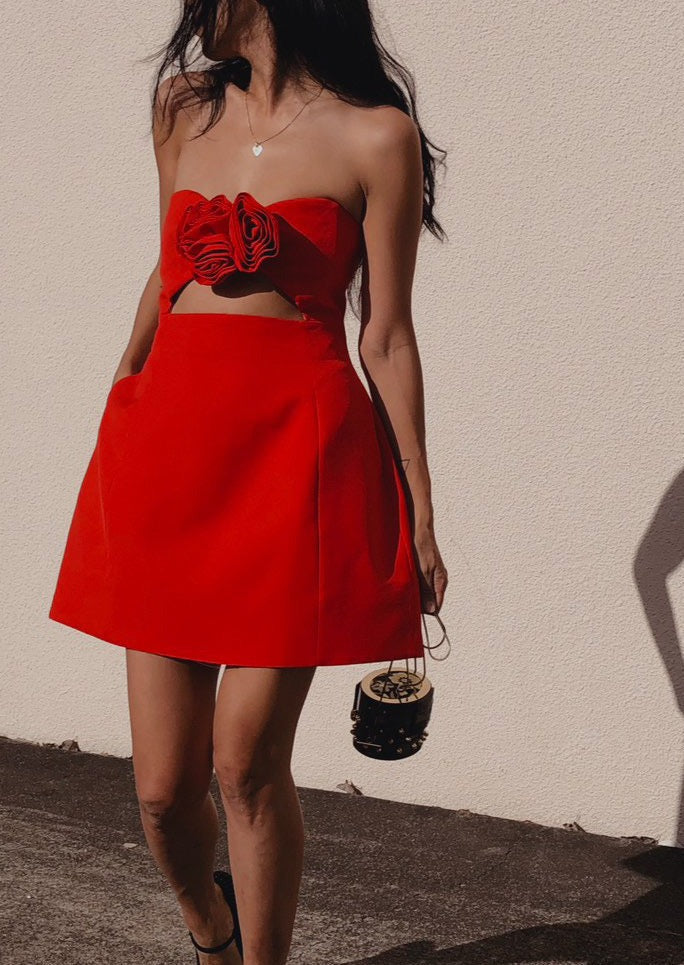 Valencia Dress - Red