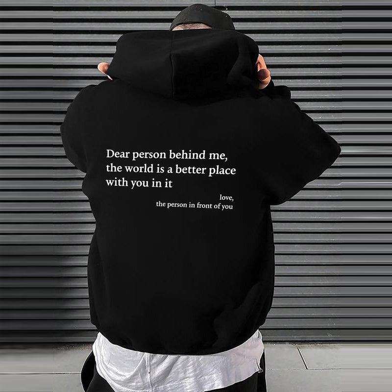 "THE WORLD IS BETTER WITH YOU" UNISEX SWEATER