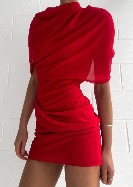 Carmen Dress - Red