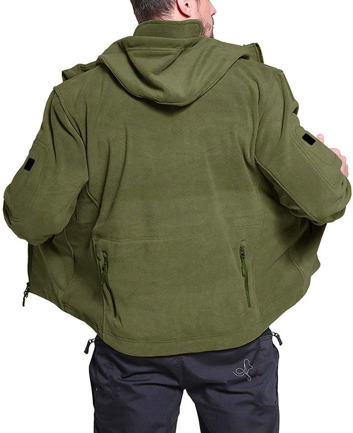 Windproof outdoor herren fleece jacket