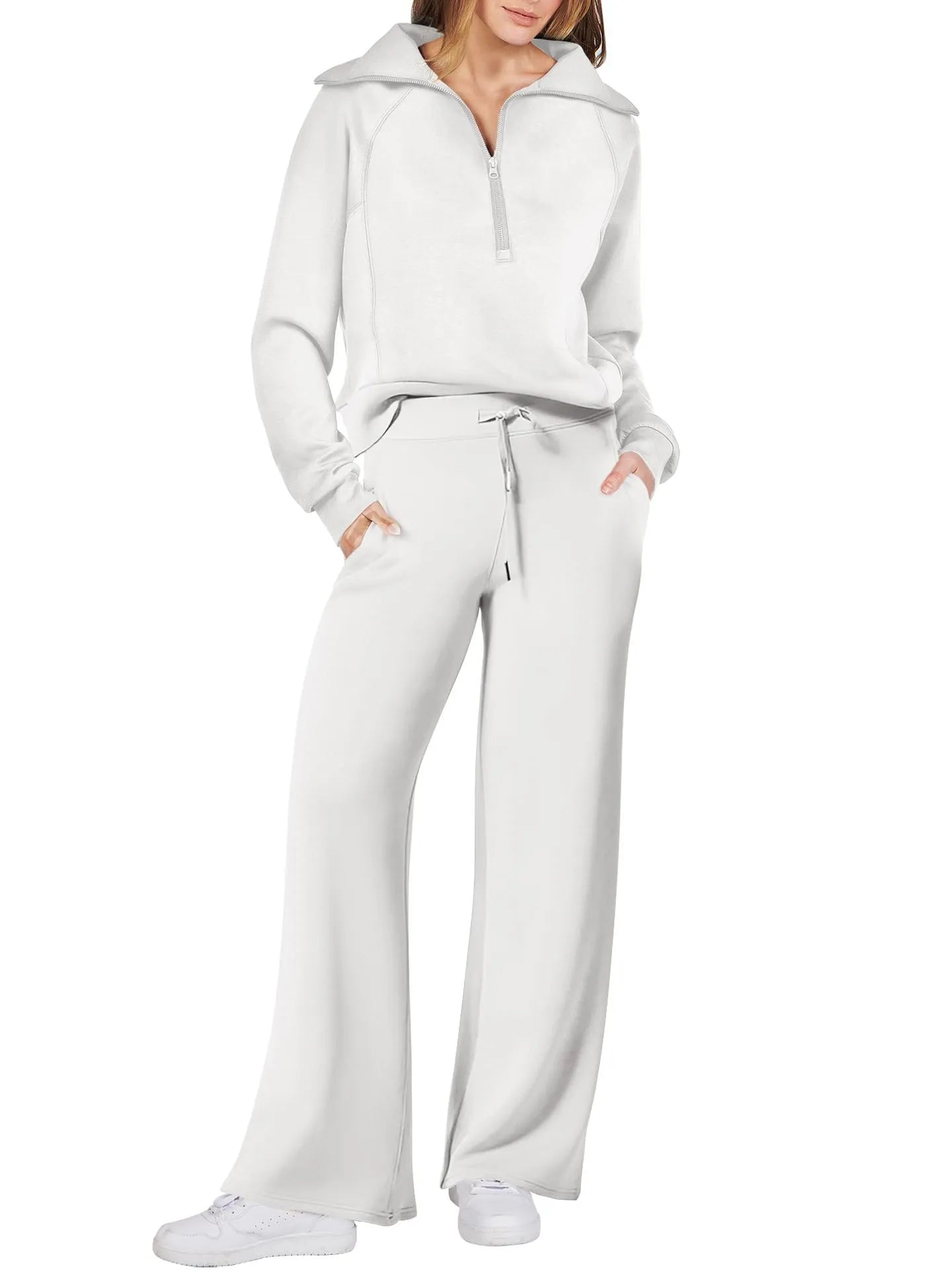 Lyla - Half Zip Jumpsuit Set